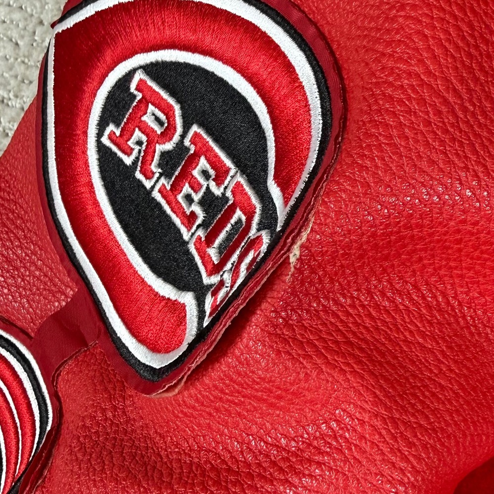 Pro Standard Mens 3XL Red Cincinnati Reds Varsity Letterman Jacket *Read - Picture 8 of 16